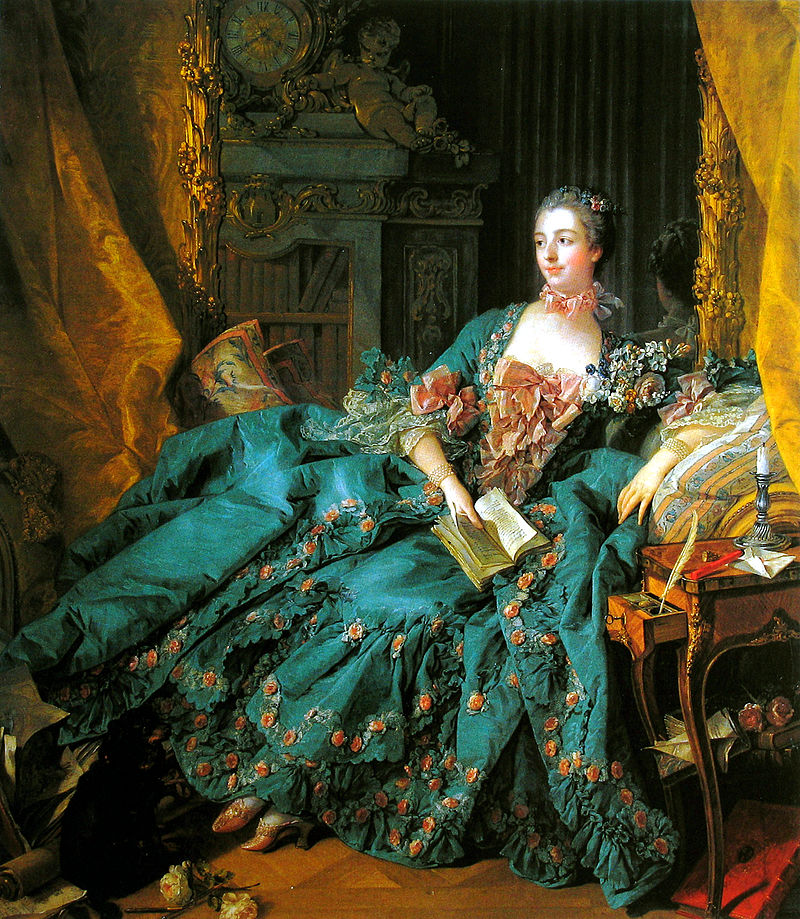 F.Boucher: Marquise de Pompadour