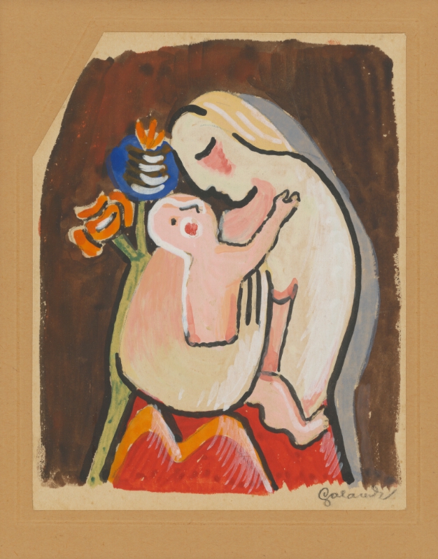 M.Galanda:Mother and child with poppy