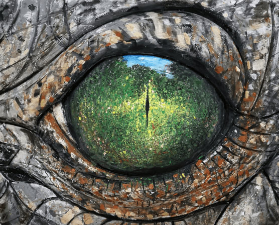 Crocodile eye