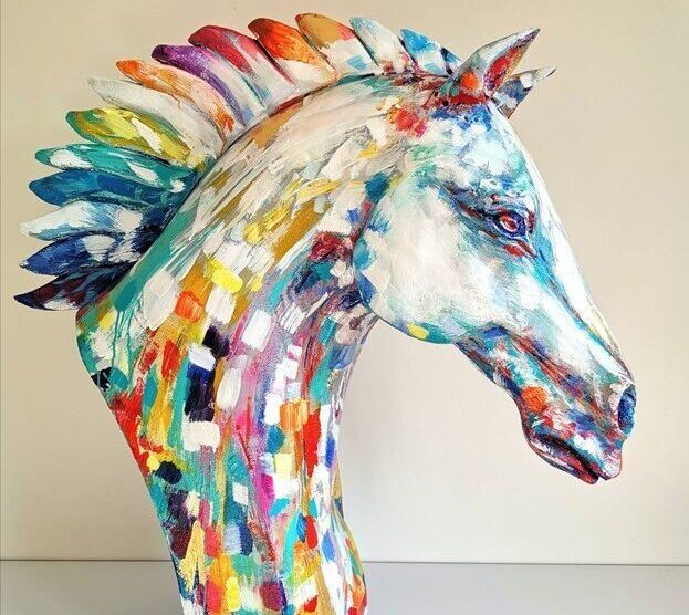 Mario Chamraz: Horse Head