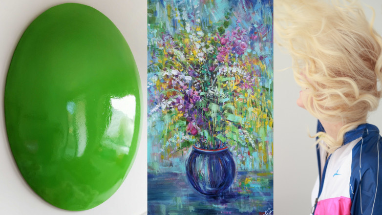 Alena Sikulova: Green Lentil, Bouquetin Vase, Selfportrait