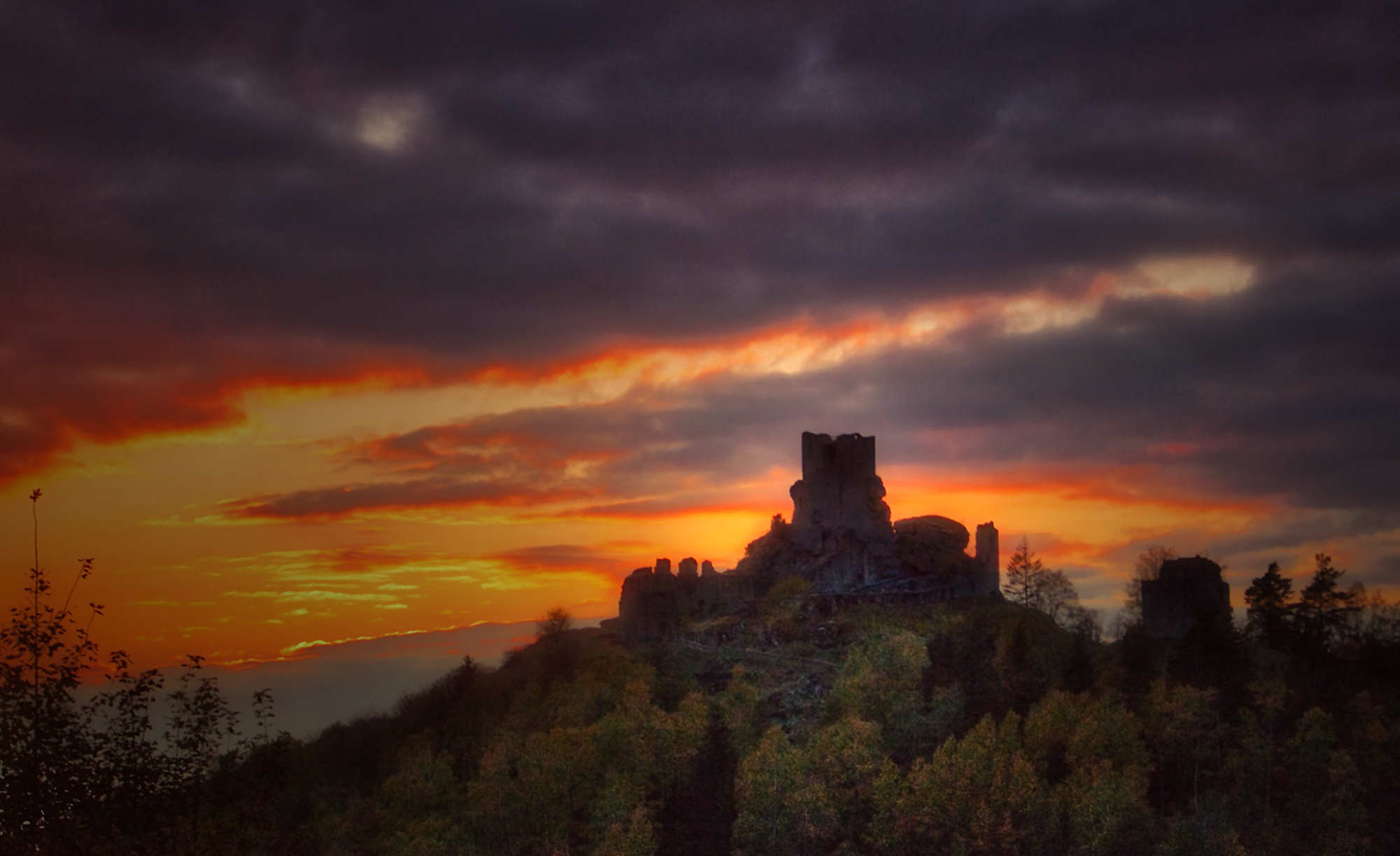 Castle Sunset