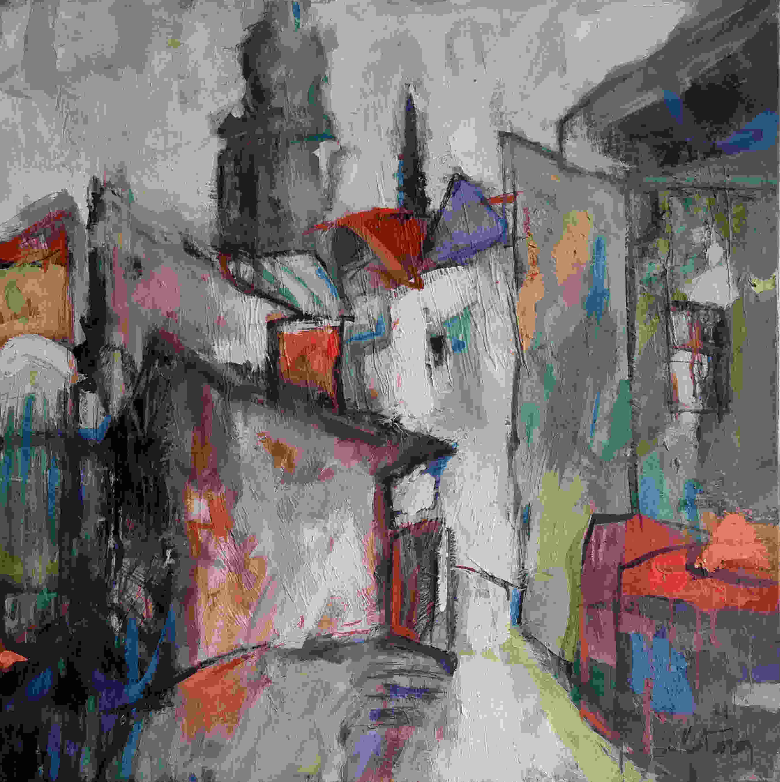 Miroslav Kotora: Courtyard view