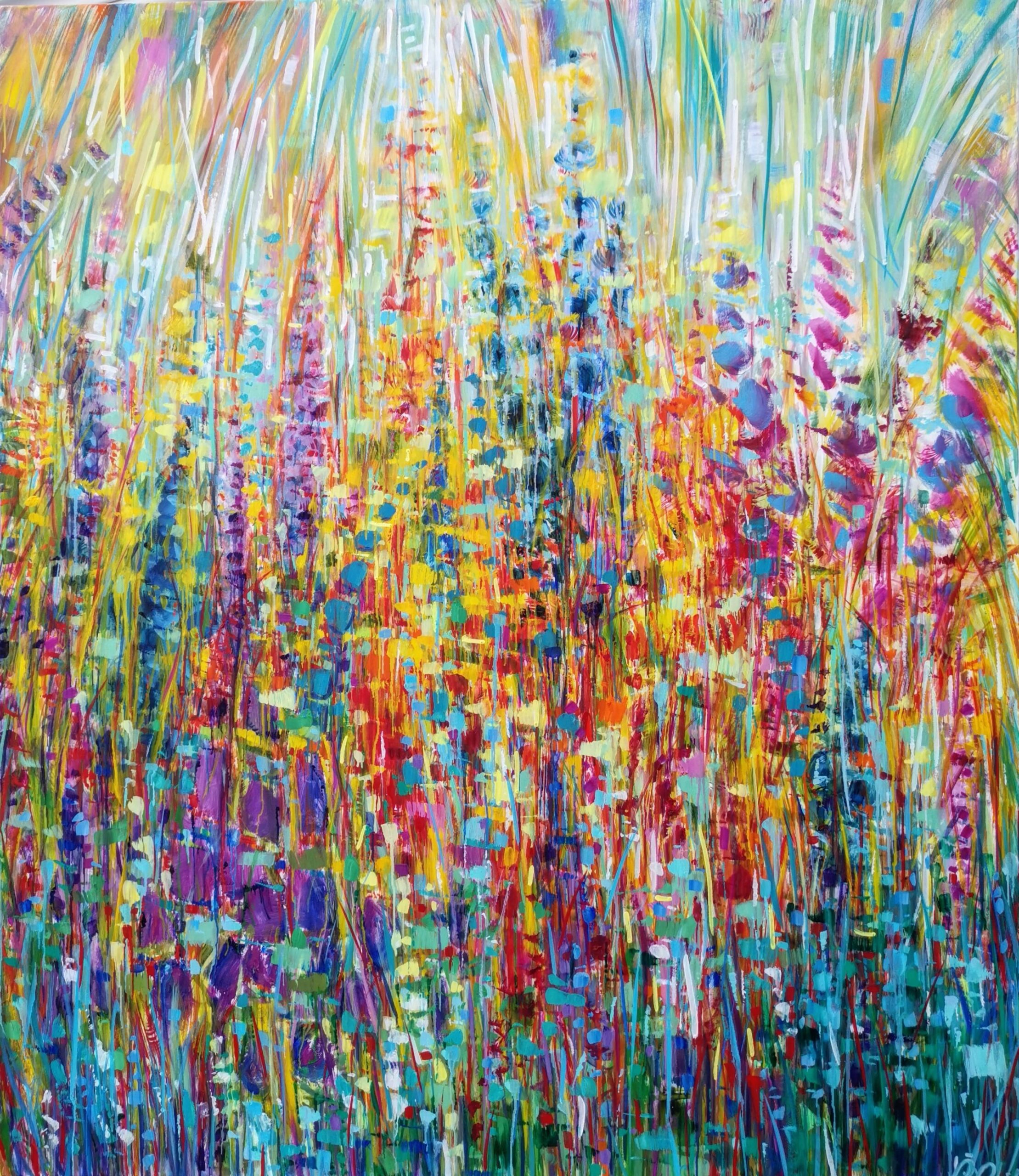 Meadow with Flowers 3 (130x150cm 1 200Eur)   width=