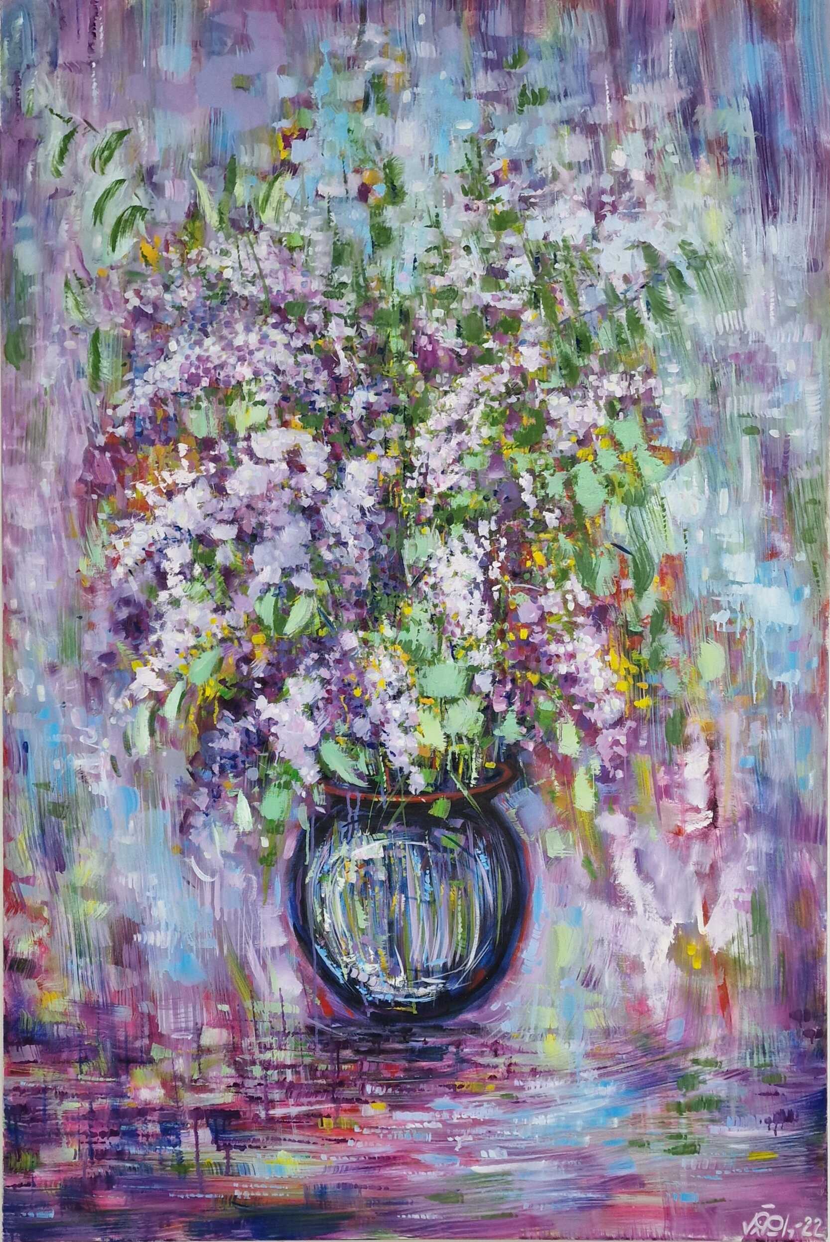 Lilac (100x150cm 700Eur)